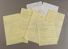 DRAGONSLAYER - Phil Tippett’s Handwritten Vermithrax Pejorative Dragon Walking Animation Notes and To-Do Lists