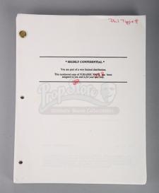 JURASSIC PARK - Phil Tippett’s Production Script – July 14, 1992