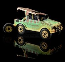 JURASSIC PARK - Animatics Distressed Explorer Vehicle Model Miniature
