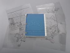 JURASSIC PARK - Printed Storyboard Packet and Hand-Drawn Acetate Animation Cels – Velociraptors in the Kitchen