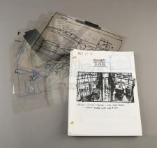 JURASSIC PARK - Printed Storyboard Packet and Hand-Drawn Acetate Cels – Visitor Center Finale