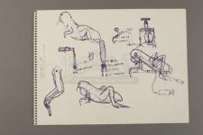 STAR WARS: EPISODE IV - A NEW HOPE - Hand-Drawn Cantina Alien Technical Diagram by Phil Tippett