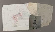 STAR WARS: EPISODE V – THE EMPIRE STRIKES BACK - Hand-Drawn Tauntaun Stop-motion Armature Drawing and Reference Photo