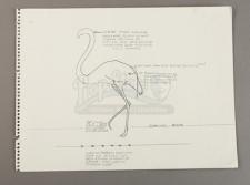 STAR WARS: EPISODE V – THE EMPIRE STRIKES BACK - Hand-Drawn Walking Study of Flamingo by Phil Tippett