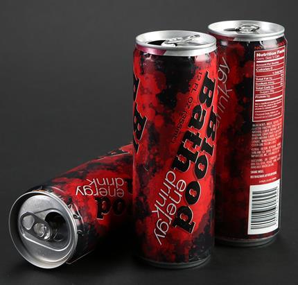 Freaks of Nature: Three Blood Bath Energy Drink Cans