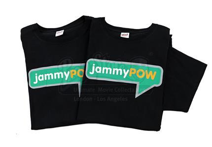S5E08 - App Development and Condiments: David's (as portrayed by Steve Agee) and Bixel's (as portrayed by Brian Posehn) Jammy Pow Shirts