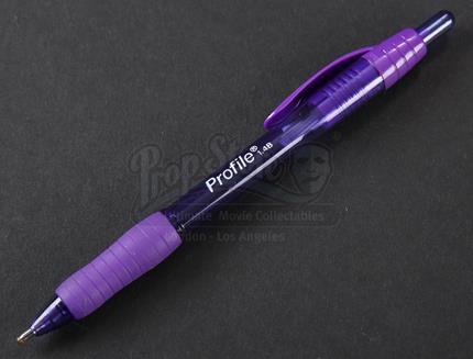 S2E08 - Cooperative Calligraphy: Annie Edison's (as portrayed by Alison Brie) Purple Gel Pen