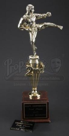 S3E19 - Curriculum Unavailable: Troy Barnes' (as portrayed by Donald Glover) Karate Trophy