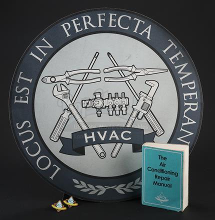 Various Episodes: Air Conditioning Repair Manual, HVAC Sign, HVAC Pins