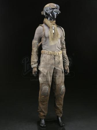 Sergeant Toll's (Clayne Crawford) Tactical Fatigues and Helmet