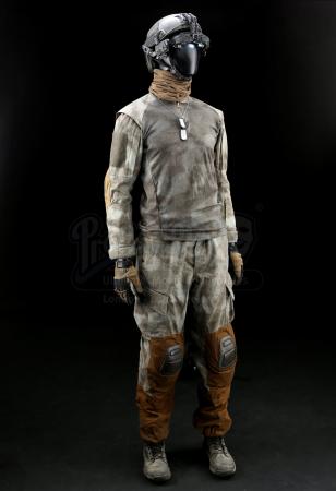Sergeant Hayden's (Declan Hannigan) Battle Fatigues and Helmet