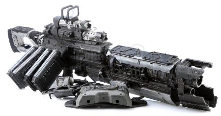 Light-up Stunt Long Barrel Plasma Rifle and Accessories