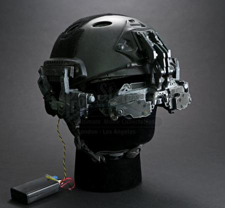 Tactical Helmet with Hyperspectral Goggles