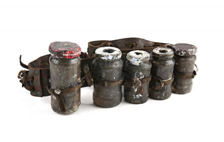 Mark Clyne's (James Badge Dale) Improvised Iron Dust Jar Belt