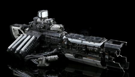 Light-up Long Barrel Plasma Rifle