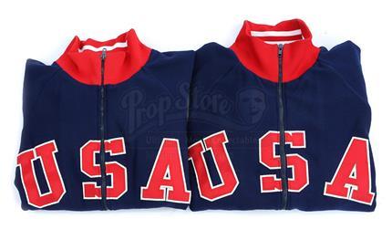 Two USA Track Jackets