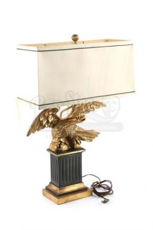 John du Pont's (Steve Carell) Eagle Lamp