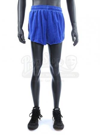 Mark Schultz's (Channing Tatum) Blue UFC Shorts and Shoes
