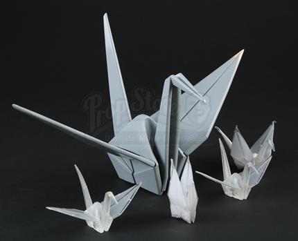 Motoko's (Kaori Yamamoto) Bedroom Cranes