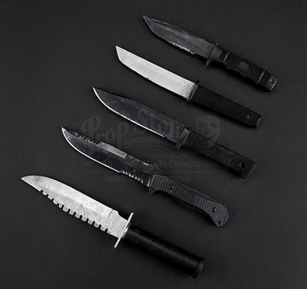 Unknown Production - Five Assorted Stunt Knives