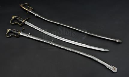 Unknown Production - Three Military Style Sabers