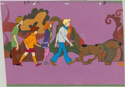 SCOOBY-DOO, WHERE ARE YOU! (1969 - 1970) - Scooby-Doo Animation Set-Up