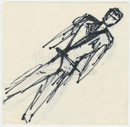 STAR TREK: THE ORIGINAL SERIES (1966 - 1969) - William Ware Theiss Hand-Drawn Sketches Of Starfleet Uniforms and Other Costumes