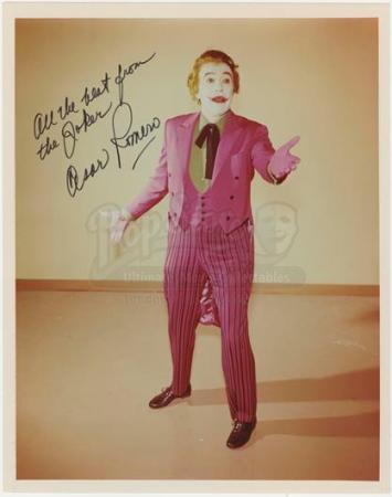 BATMAN (1966 - 1968) - Five Studio Promotional Photos Signed By Robin, The Riddler, The Joker, Catwoman, Mr. Freeze and Egghead