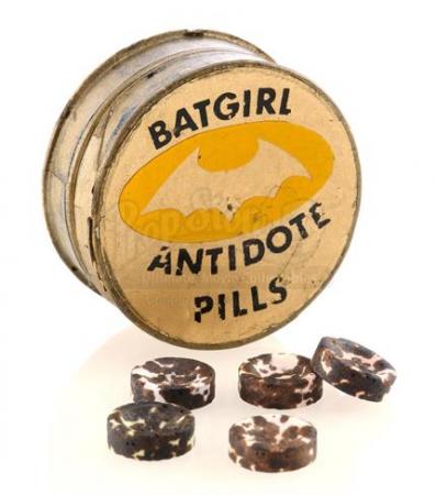 BATMAN (1966 - 1968) - Batgirl’s (Yvonne Craig) Hero Antidote Pillbox and Pills